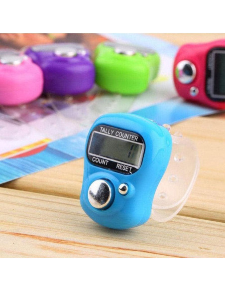 Contador Electrónico de Dedos Baolaili LED Azul 1 Cuenta