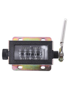 Contador Manual Tally 5 Dígitos Walfront - Clicker Mecánico