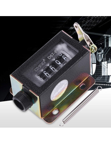 Contador Manual Tally 5 Dígitos Walfront - Clicker Mecánico