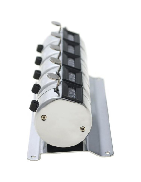 Contador de Clics GOGO de Escritorio - 5 Unidades, Metal Inoxidable