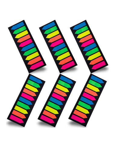 Marcadores de Páginas Adhesivos Ericter 1200 Pcs Flecha