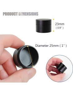 Estuche de Pastillas PPFISH EDC Mini Impermeable Negro 2