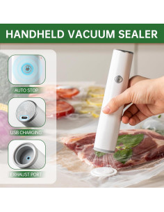 Sellador al vacío THETCHRY Kit Chef 32 Bolsas Reutilizables 2