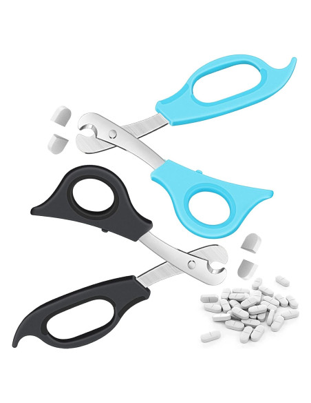 Tijeras para Dividir Pastillas Mudder con Cuchilla de Acero Inoxidable