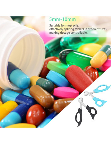 Tijeras para Dividir Pastillas Mudder con Cuchilla de Acero Inoxidable