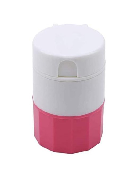 Triturador de Pastillas Htppzjr Multifuncional Rosa 9x8cm Triturador de Pastillas Htppzjr Multifuncional Rosa 9x8cm