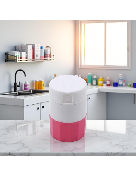 Triturador de Pastillas Htppzjr Multifuncional Rosa 9x8cm Triturador de Pastillas Htppzjr Multifuncional Rosa 9x8cm