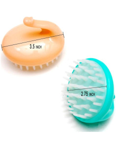 Cepillo Masajeador de Champú Luxxii 2 Pzs Color Variado 2