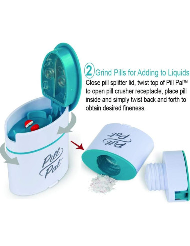 Cortador de Pastillas 3 en 1 Norco - Triturador y Caja Compacta