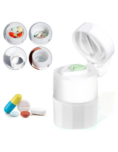 Triturador y Molinillo de Pastillas YourRx 4 en 1 - Blanco