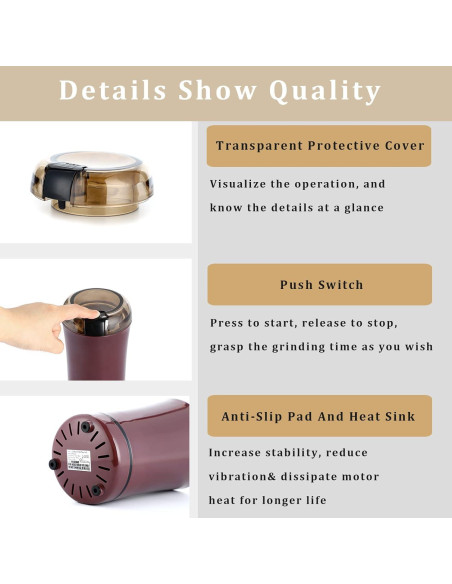 Triturador Eléctrico de Pastillas GOUBIANCEN PC - Multifuncional