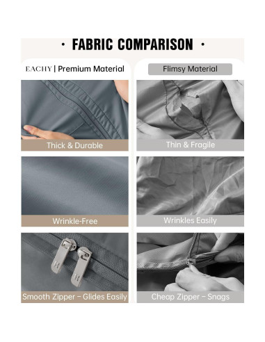 Bolsa de Almacenamiento de Edredón EACHY Pack de 3 XXL