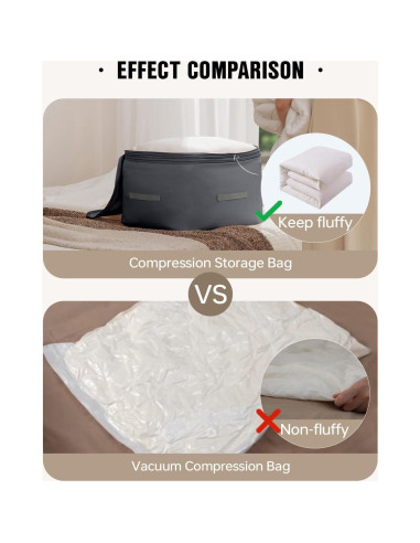 Bolsa de Almacenamiento de Edredón EACHY Pack de 3 XXL