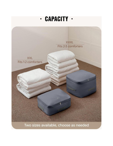 Bolsa de Almacenamiento de Edredón EACHY Pack de 3 XXL