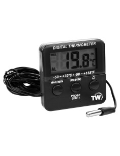 Termómetro Digital de Refrigerador Thermometer World con Alarma