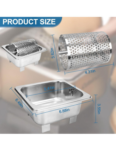 Rueda de Mantequilla Acero Inoxidable Ophjerg 1100ml