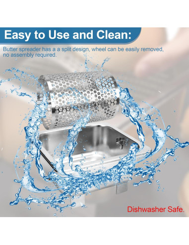 Rueda de Mantequilla Acero Inoxidable Ophjerg 1100ml