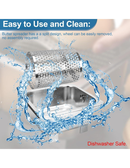 Rueda de Mantequilla Acero Inoxidable Ophjerg 1100ml