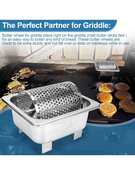 Rueda de Mantequilla Acero Inoxidable Ophjerg 1100ml