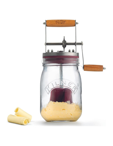 Batidor de Mantequilla Manual Kilner 34 oz - Rápido y Fácil