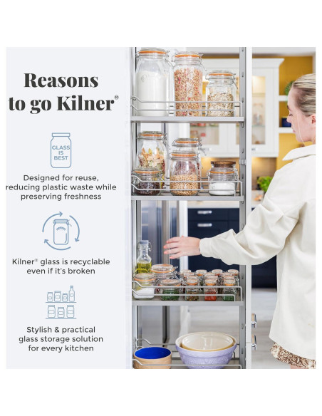 Batidor de Mantequilla Manual Kilner 34 oz - Rápido y Fácil