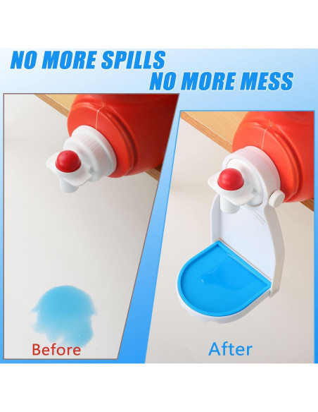 Soporte para Taza de Detergente HINSOCHA con Bandeja Goteo Azul Soporte para Taza de Detergente HINSOCHA con Bandeja Goteo Azul