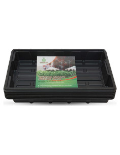 Paquete de 6 bandejas de plántulas Germinator 6 sin drenaje