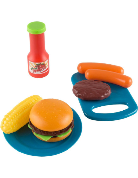 Juego de Parrilla BBQ Hey! Play! con Luz y Sonido