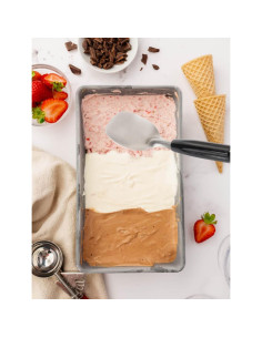 Juego de Cucharas para Helado TIYOORTA - Acero Inoxidable 2 Piezas 2