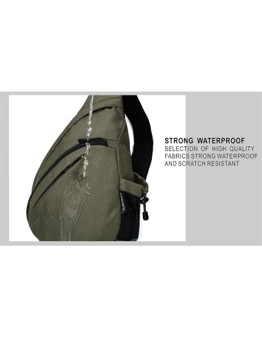 Bolsa de hombro TurnWay 2023 a prueba de agua con USB