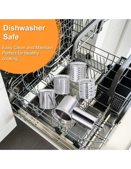 Cortador y Rallador Acero Inoxidable KINGEAGLE para KitchenAid