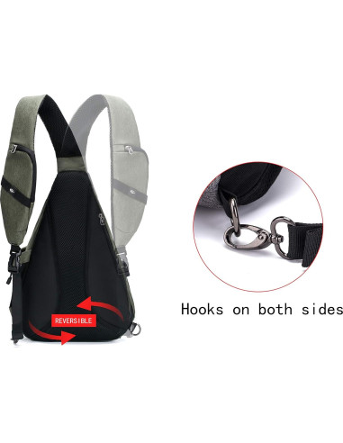 Bolsa de hombro TurnWay 2023 a prueba de agua con USB