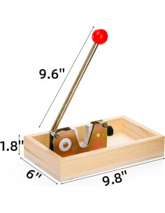 Cascanueces Manual Pumtus con Base de Madera y 4 Tenedores 2