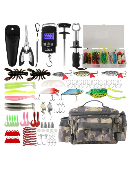 Kit de Herramientas de Pesca Mouhike 113 Piezas con Bolsa