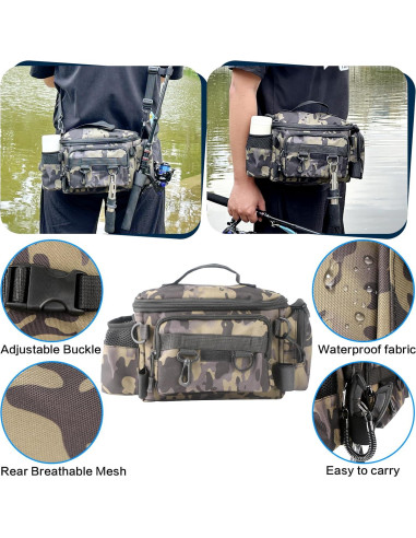 Kit de Herramientas de Pesca Mouhike 113 Piezas con Bolsa