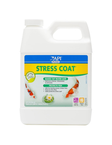 API POND STRESS COAT Acondicionador de Agua 946 ml para Estanques