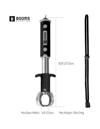 Agarrador de Pescado Booms Fishing G11 con Balanza 24kg