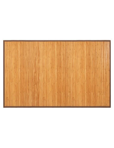 Alfombra de Bambú COSTWAY 1.52m x 2.44m Antideslizante Natural