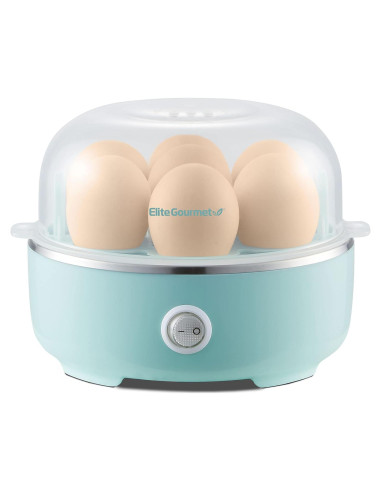 Cocedor de Huevos Eléctrico Elite Gourmet EGC115M Verde 7 Huevos