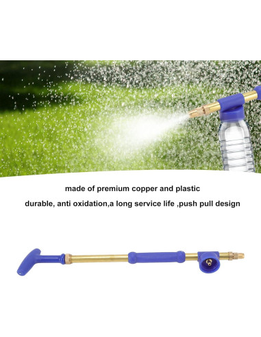 Pulverizador Manual de Jardín TOPINCN 36.5cm 115g Neblina y Agua