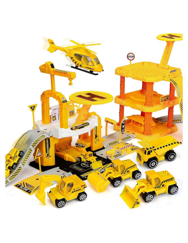 Juego de construcción TOY Life - Vehículos y garaje 50 piezas