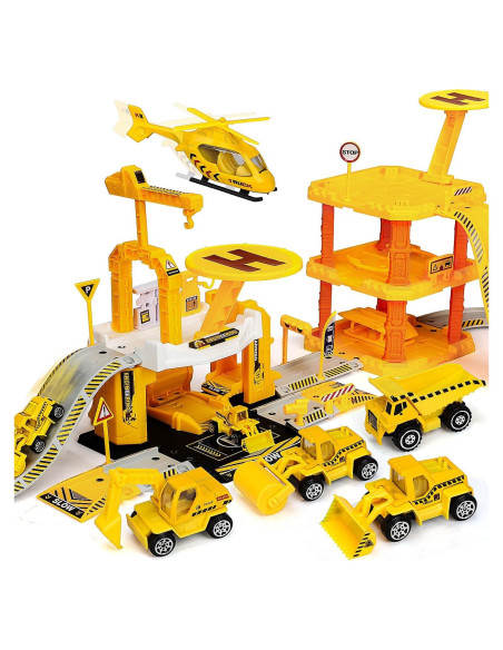 Juego de construcción TOY Life - Vehículos y garaje 50 piezas