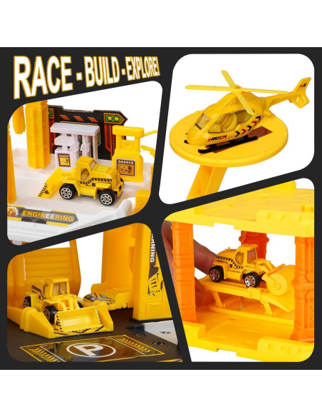 Juego de construcción TOY Life - Vehículos y garaje 50 piezas