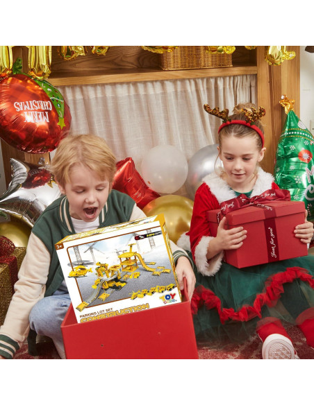 Juego de construcción TOY Life - Vehículos y garaje 50 piezas