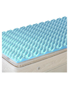 Colchón Superior DMI Twin XL Espuma de Huevo 5 cm Azul