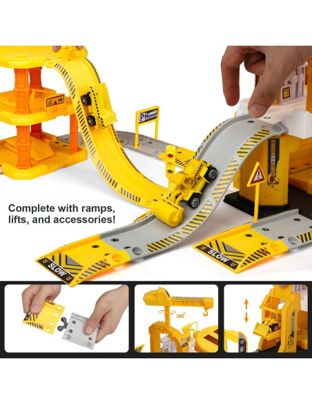 Juego de construcción TOY Life - Vehículos y garaje 50 piezas