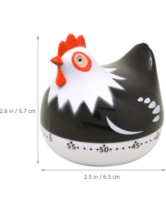 Temporizador de Cocina Mecánico Zerodeko Pollo 60 Minutos 2