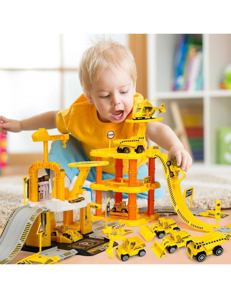 Juego de construcción TOY Life - Vehículos y garaje 50 piezas