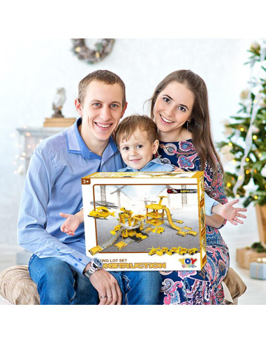 Juego de construcción TOY Life - Vehículos y garaje 50 piezas