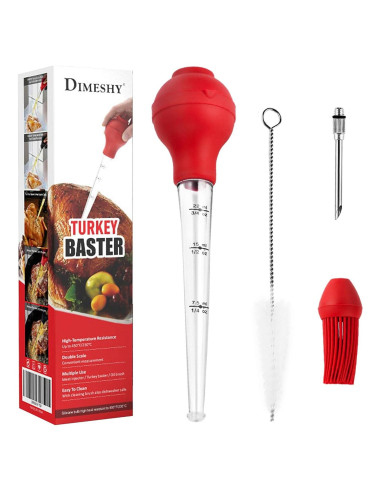 Jeringa para Pavo DIMESHY Grado Alimenticio con Aguja y Cepillo